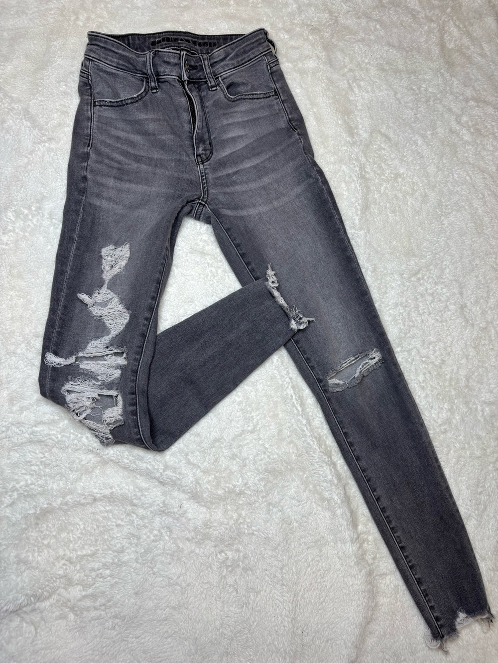 American Eagle Super Hi-Rise Next Level Stretch Jeggins Sz 0
